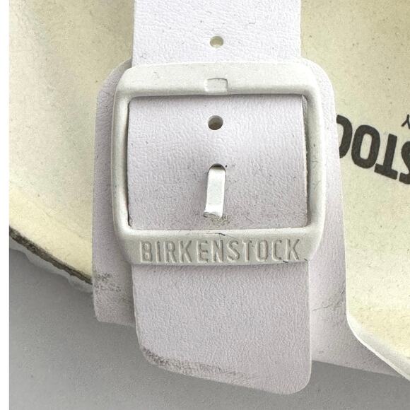 Birkenstock Milano Sandals White Birko-Flor Adjustable Straps Size 40 L 9 M7 - Picture 10 of 11